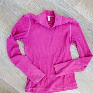 Free people Women's Pink Long Sleeve Top